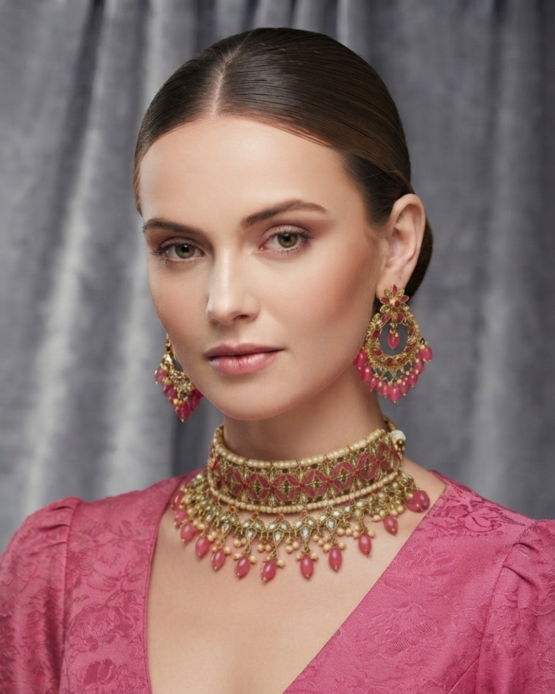 The Windsor Rose Choker Set