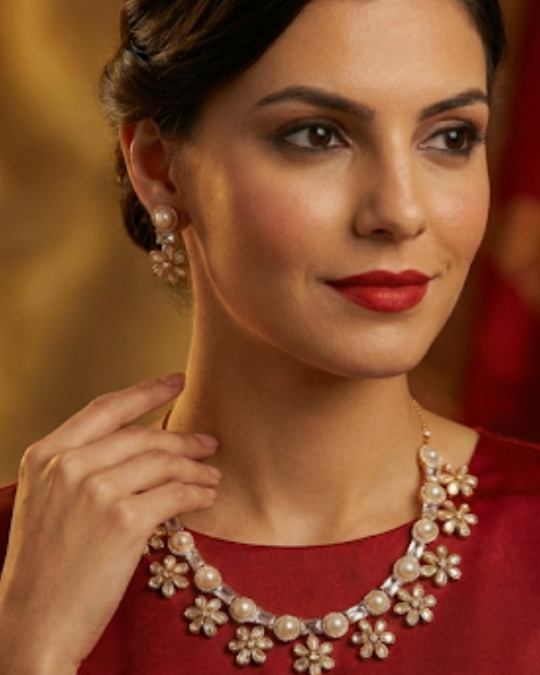 The Royal Bloom Necklace Set