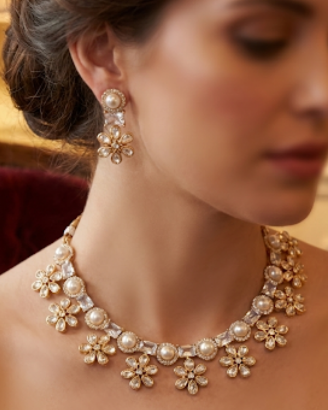 The Royal Bloom Necklace Set
