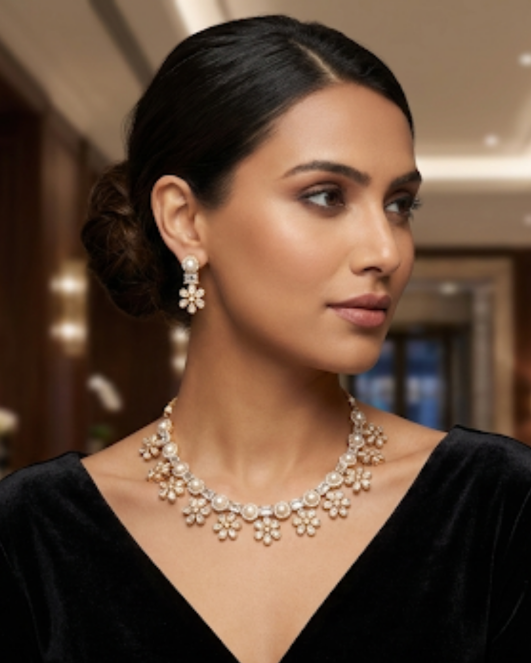 The Royal Bloom Necklace Set