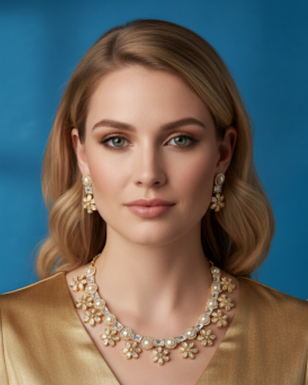 The Royal Bloom Necklace Set
