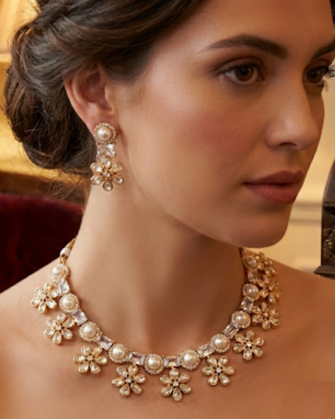 The Royal Bloom Necklace Set
