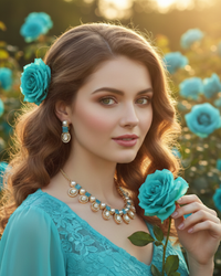 The Verra Necklace Set (Turquoise)