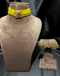 The Sun-Kissed Marigold Choker Set