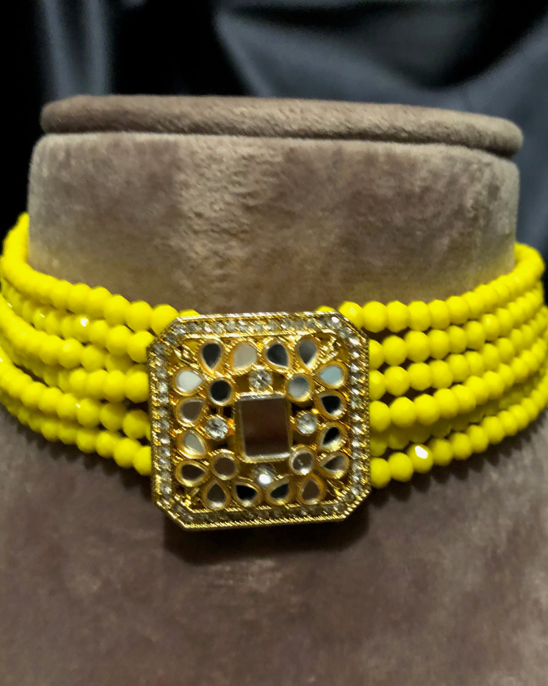 The Sun-Kissed Marigold Choker Set