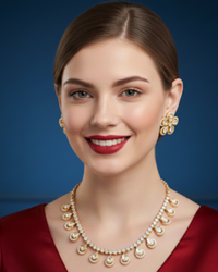 The Aurelia Floral Kundan Necklace Set