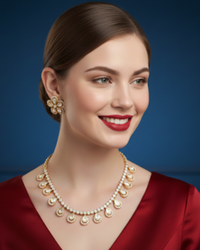 The Aurelia Floral Kundan Necklace Set