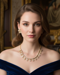 The Aurelia Floral Kundan Necklace Set