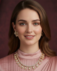 The Aurelia Floral Kundan Necklace Set