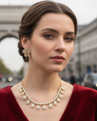 The Aurelia Floral Kundan Necklace Set