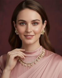 The Aurelia Floral Kundan Necklace Set