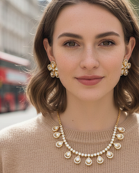 The Aurelia Floral Kundan Necklace Set