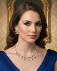 The Aurelia Floral Kundan Necklace Set