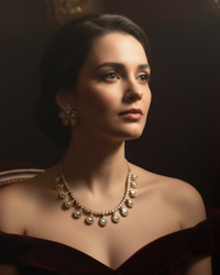 The Aurelia Floral Kundan Necklace Set