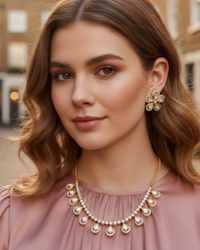 The Aurelia Floral Kundan Necklace Set
