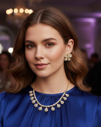 The Aurelia Floral Kundan Necklace Set