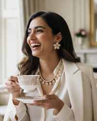 The Aurelia Floral Kundan Necklace Set